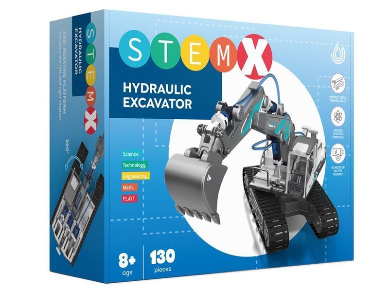 STEAM-конструктор Гидравлический экскаватор StemX, 130 деталей GC0101 bab-395762 фото