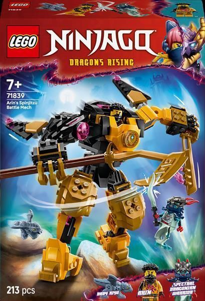 Конструктор LEGO NINJAGO Бойовий робот Арін Спін-джитсу 213 деталей afk-167861 фото
