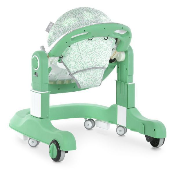 Ходунки ME 1200 URSA Green 2в1 муз., пушер, колеса 6шт, свет, на батарейках, в кор, зелений mp-330633 фото