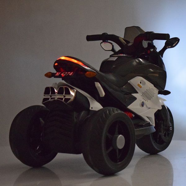 Дитячий мотоцикл BMW K1300S Bambi M 4274EL-3, червоний, 2 мотори по 35W, EVA, екошкіра, MP3, USB, TF mp-248846 фото