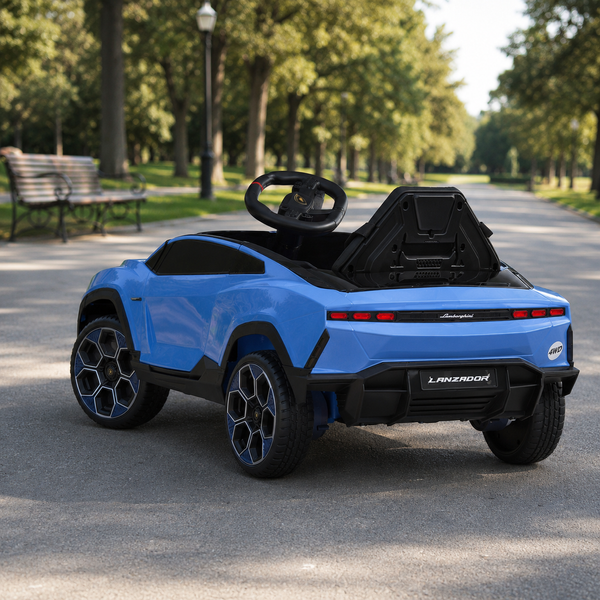 Детский электромобиль Lamborghini Lanzador Concept M 6293EBLR-4 синий, 4 мотора по 25W, EVA, кожа, MP3, USB, Bluetooth mp-330361 фото