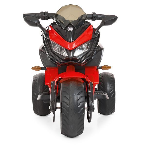 Дитячий мотоцикл BMW K1300S Bambi M 4274EL-3, червоний, 2 мотори по 35W, EVA, екошкіра, MP3, USB, TF mp-248846 фото