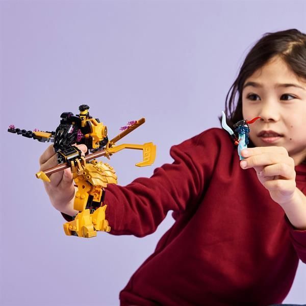 Конструктор LEGO NINJAGO Бойовий робот Арін Спін-джитсу 213 деталей afk-167861 фото
