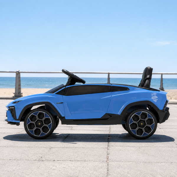 Детский электромобиль Lamborghini Lanzador Concept M 6293EBLR-4 синий, 4 мотора по 25W, EVA, кожа, MP3, USB, Bluetooth mp-330361 фото
