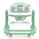 Ходунки ME 1200 URSA Green 2в1 муз., пушер, колеса 6шт, свет, на батарейках, в кор, зелений mp-330633 фото 2