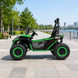 Детский электромобиль Джип Bambi M 4969EBLR-5 багги UTV Can-Am MaverickX3, двухместный, 4 мотора по 80W, EVA, кожа, Bluetooth, MP3, USB, свет, зеленый mp-335237 фото 13
