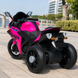 Дитячий мотоцикл BMW S1000RR M 6273EL-8 рожевий, 2 мотори по 35W, EVA, екошкіра, Bluetooth, MP3, USB mp-328506 фото 2