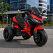 Дитячий мотоцикл BMW K1300S Bambi M 4274EL-3, червоний, 2 мотори по 35W, EVA, екошкіра, MP3, USB, TF mp-248846 фото 1