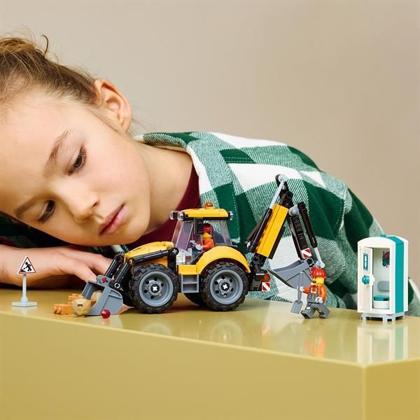 Конструктор LEGO&reg; City Жёлтый экскаватор-погрузчик &mdash; строительная игрушка, 301 деталь afk-186947 фото