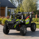 Детский электромобиль Джип Багги M 6347EBLRS-5, 4 мотора по 35W, MP3, Bluetooth, EVA, кожа, зеленый mp-349046 фото 4