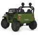 Детский электромобиль Джип Jeep Wrangler Off-Road 4x4 M 6259EBLR-10(24V) двухместный, 2 мотора по 35W, EVA, экокожа, Bluetooth, MP3, темно-зеленый mp-332322 фото 9