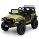 Джип M 6376EBLR-10 р/к2,4G, 1акум12V10AH, 4мотора45W, BLUETOOTH, USB, TF, EVA, музика, світло, шкіра, зелений mp-349597 фото