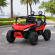 Детский электромобиль Джип двухместный Багги Can-Am MaverickX3 M 6205EBLR-3, 4 мотора по 45W, EVA, экокожа, Bluetooth, MP3, USB, красный mp-315892 фото 2