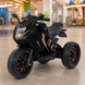 Детский мотоцикл Kawasaki Ninja Bambi M 5050 EL-2 черный, 2 мотора по 25W, EVA, кожа, MP3, USB, свет и музыка mp-285654 фото 1