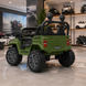 Детский электромобиль Джип Jeep Wrangler Off-Road 4x4 M 6259EBLR-10(24V) двухместный, 2 мотора по 35W, EVA, экокожа, Bluetooth, MP3, темно-зеленый mp-332322 фото 3