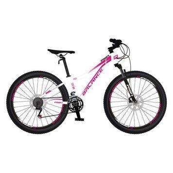 Велосипед PROFI BALANCE 26 д. BL-2604 алюм.рама 13",SKD85%,SHIMANO 21SP,швидкознім.кол.,промпідш.,біло-рожев. mp-348197 фото
