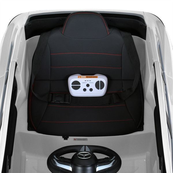 Детский электромобиль Mercedes-Benz EQS 580 4MATIC SUV M 6161EBLR-1 белый, 2 мотора по 45W, EVA, экокожа, MP3, USB, Bluetooth mp-314154 фото