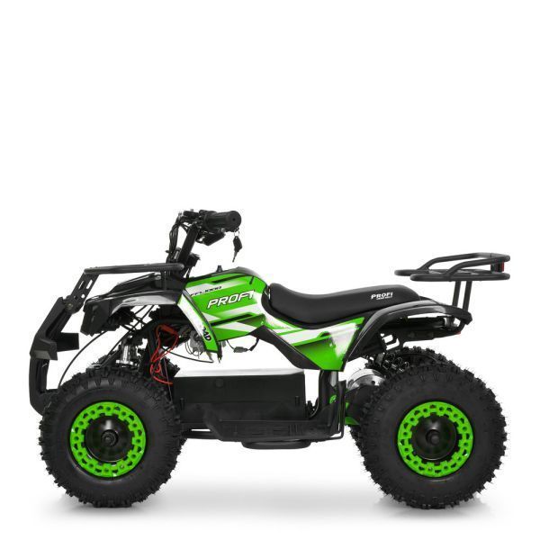 Квадроцикл HB-ATV1000AS-2-5 мотор 1000W, 3акум 12A/12V, скорость 25км/ч, допуст. 45кг, черно неоново-зеленый mp-338125 фото