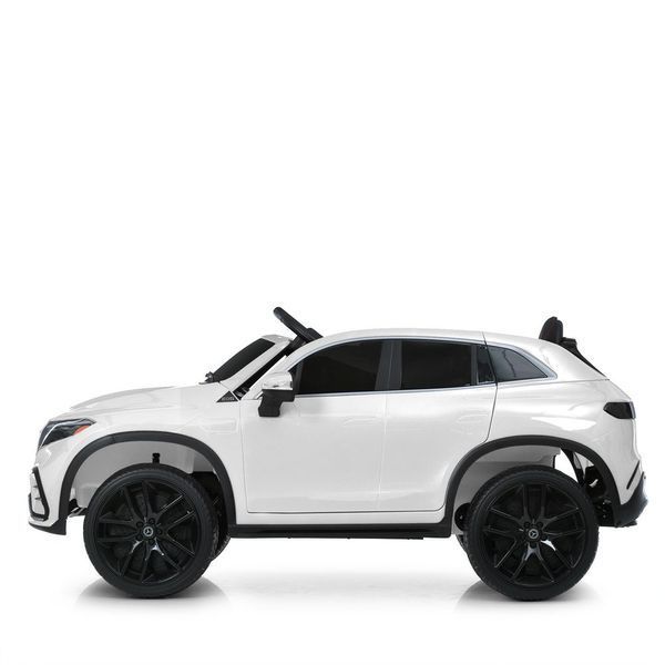 Детский электромобиль Mercedes-Benz EQS 580 4MATIC SUV M 6161EBLR-1 белый, 2 мотора по 45W, EVA, экокожа, MP3, USB, Bluetooth mp-314154 фото