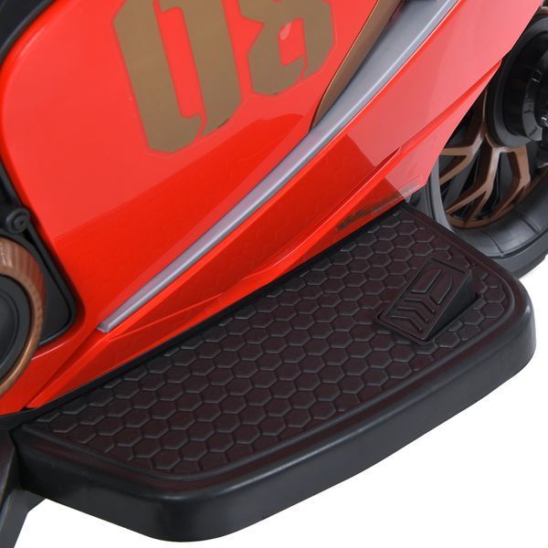 Дитячий мотоцикл Kawasaki Ninja Bambi M 5050 EL-3 червоний, 2 мотори по 25W, EVA, шкіра, MP3, USB, світло та музика mp-285655 фото