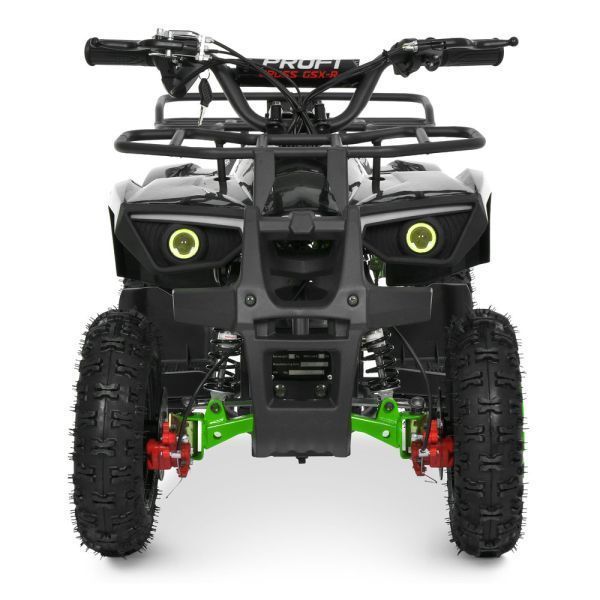 Квадроцикл HB-ATV1000AS-2-5 мотор 1000W, 3акум 12A/12V, скорость 25км/ч, допуст. 45кг, черно неоново-зеленый mp-338125 фото