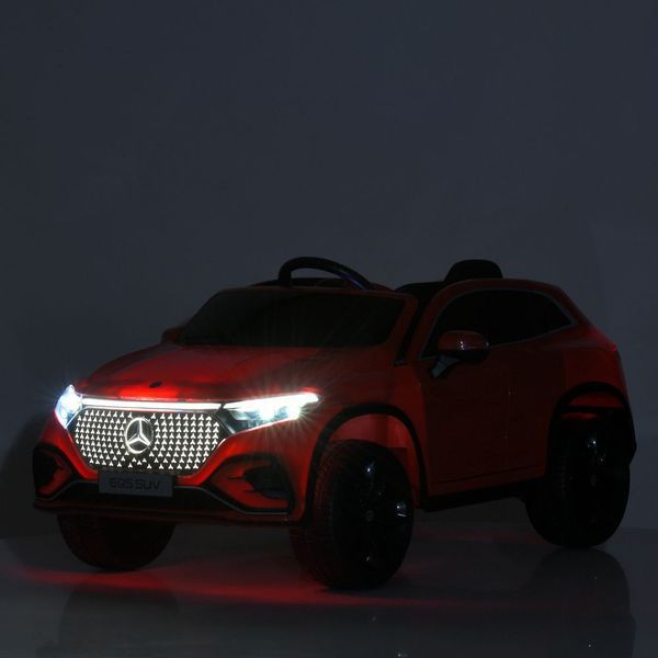 Детский электромобиль Mercedes-Benz EQS 580 4MATIC SUV M 6161EBLR-1 белый, 2 мотора по 45W, EVA, экокожа, MP3, USB, Bluetooth mp-314154 фото