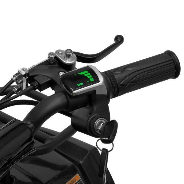 Квадроцикл HB-ATV1000AS-2-5 мотор 1000W, 3акум 12A/12V, скорость 25км/ч, допуст. 45кг, черно неоново-зеленый mp-338125 фото