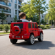 Детский электромобиль Джип Mercedes-Benz G-Class AMG G 63 M 6236EBLRS-3 красный, 2 мотора по 30W, EVA, сиденье из эко-кожи, MP3, Bluetooth mp-338800 фото 4