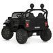 Дитячий електромобіль Джип Jeep Wrangler Off-Road 4x4 M 6259EBLR-2(24V) двомісний, 2 мотори по 35W, EVA, екошкіра, Bluetooth, MP3, чорний mp-332323 фото 9