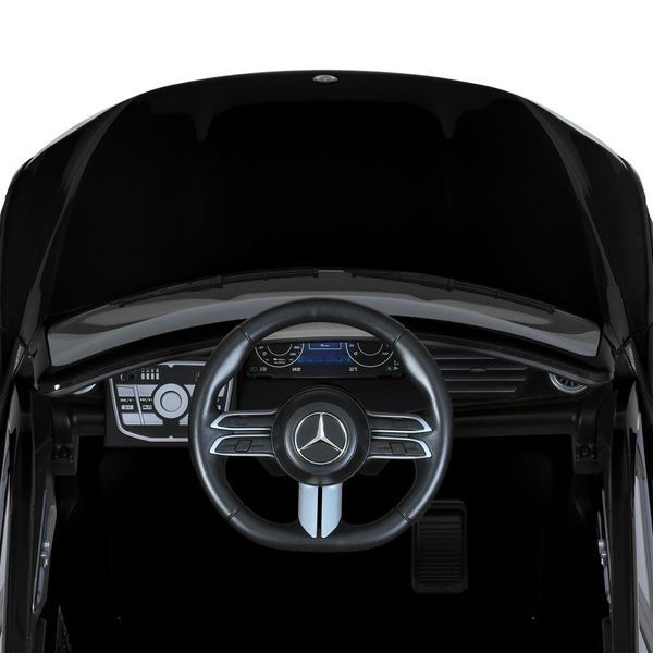 Детский электромобиль Mercedes-Benz EQS 580 4MATIC SUV M 6161EBLR-2 черный, 2 мотора по 45W, EVA, экокожа, MP3, USB, Bluetooth mp-314155 фото