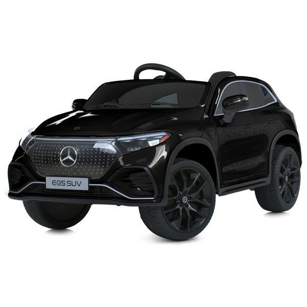 Детский электромобиль Mercedes-Benz EQS 580 4MATIC SUV M 6161EBLR-2 черный, 2 мотора по 45W, EVA, экокожа, MP3, USB, Bluetooth mp-314155 фото