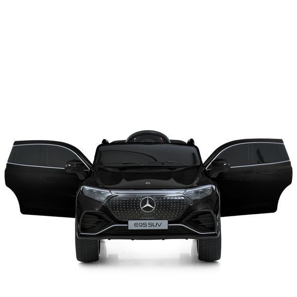Детский электромобиль Mercedes-Benz EQS 580 4MATIC SUV M 6161EBLR-2 черный, 2 мотора по 45W, EVA, экокожа, MP3, USB, Bluetooth mp-314155 фото