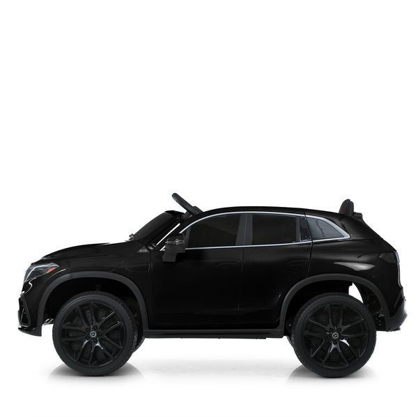 Детский электромобиль Mercedes-Benz EQS 580 4MATIC SUV M 6161EBLR-2 черный, 2 мотора по 45W, EVA, экокожа, MP3, USB, Bluetooth mp-314155 фото