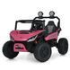 Детский электромобиль Джип двухместный Багги Can-Am MaverickX3 M 6205EBLR-8, 4 мотора по 45W, EVA, экокожа, Bluetooth, MP3, USB, розовый mp-315894 фото 1