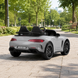 Детский электромобиль Mercedes-AMG GT R Roadster двухместный, 2 мотора по 320W, EVA, кожа, Bluetooth, MP3, серый mp-340543 фото 6