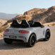 Детский электромобиль Mercedes-AMG GT R Roadster двухместный, 2 мотора по 320W, EVA, кожа, Bluetooth, MP3, серый mp-340543 фото 5