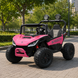 Детский электромобиль Джип двухместный Багги Can-Am MaverickX3 M 6205EBLR-8, 4 мотора по 45W, EVA, экокожа, Bluetooth, MP3, USB, розовый mp-315894 фото 6