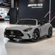 Детский электромобиль Mercedes-AMG GT R Roadster двухместный, 2 мотора по 320W, EVA, кожа, Bluetooth, MP3, серый mp-340543 фото 1