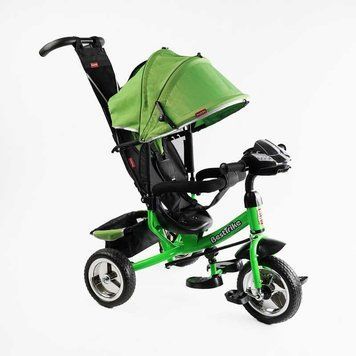 Велосипед 3-х колісний 69-067 Best Trike КОЛЕСО ПІНА, d=25см переднє, d=20см задні, фара музична, USB, Bluetooth, в коробці igr-165990 фото