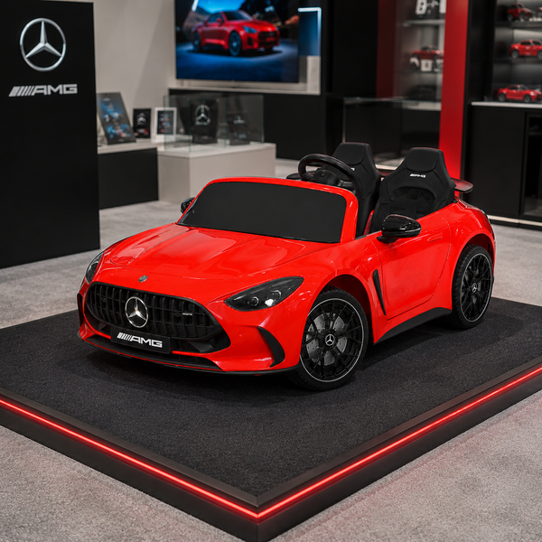Двухместный детский электромобиль Mercedes-AMG GT R Roadster M 6315EBLR-3 красный, 2 мотора по 320W, EVA, кожа, Bluetooth, MP3 mp-340544 фото