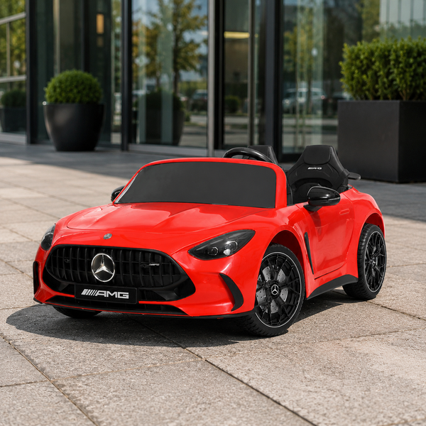 Двухместный детский электромобиль Mercedes-AMG GT R Roadster M 6315EBLR-3 красный, 2 мотора по 320W, EVA, кожа, Bluetooth, MP3 mp-340544 фото