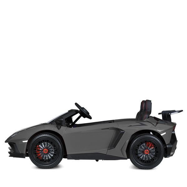Дитячий електромобіль Bambi M 5738 AL-11 Lamborghini Aventador, двомісний, сірий mp-291216 фото