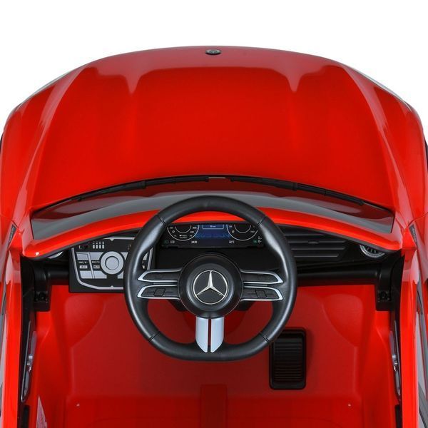 Детский электромобиль Mercedes-Benz EQS 580 4MATIC SUV M 6161EBLR-3 красный, 2 мотора по 45W, EVA, экокожа, MP3, USB, Bluetooth mp-314156 фото