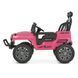 Детский электромобиль Джип Jeep Wrangler Off-Road 4x4 M 6259EBLR-8(24V) двухместный, 2 мотора по 35W, EVA, экокожа, Bluetooth, MP3, розовый mp-332325 фото 10