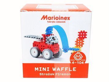 Конструктор MINI WAFFLE FIREMAN Marioinex 902516 38 деталей bab-222184 фото