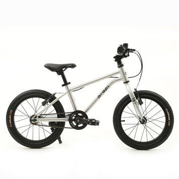Велосипед детский 16д. PROF1 MB 16LIGHTY SILVER LIGHTY, SKD85, алюм. рама, кермо, торм, обода, сірий mp-312313 фото