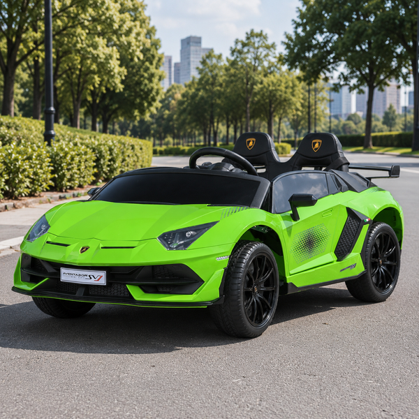 Машина M 6026EBLR-5(24V) 1шт 2, 4G на радиоуправлении, 2*12V9AH, 4*45W, MP3, USB, TF, BLUETOOTH, EVA, шкіра, музыка, свет, зелений mp-309679 фото