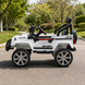 Детский электромобиль Джип Bambi Racer M 3237EBLR-1 Jeep белый, 4 мотора по 45W, EVA, экокожа, MP3, Bluetooth mp-160280 фото 13