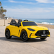 Двухместный детский электромобиль Mercedes-AMG GT R Roadster M 6315EBLR-6, 2 мотора по 320W, EVA, кожа, MP3, Bluetooth, желтый mp-340545 фото 2