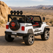 Детский электромобиль Джип Bambi Racer M 3237EBLR-1 Jeep белый, 4 мотора по 45W, EVA, экокожа, MP3, Bluetooth mp-160280 фото 10